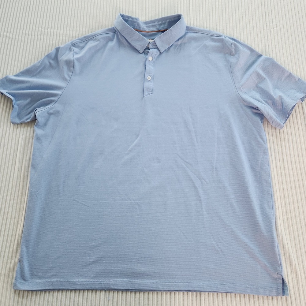 Modern Ambition XXL Light Blue Short Sleeve Golf Polo Athleisure Casual Comfort